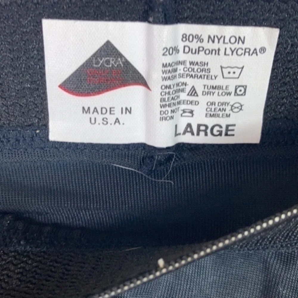 Vintage Moretz Lycra Slip Shorts Black Spandex - Picture 5 of 10